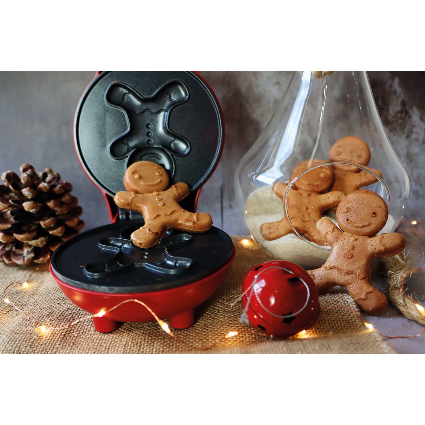 Mini gaufrier bonhomme